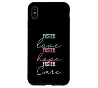 Foster Care Hope Love Adopción de Padres Coincidencia Familia Carcasa para iPhone XS MAX