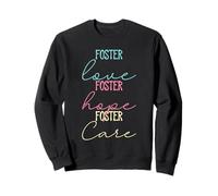 Foster Care Hope Love Adopción de Padres Coincidencia Familia Sudadera