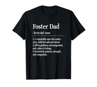 Foster Dad Definition Funny Parent Camiseta gráfica económica