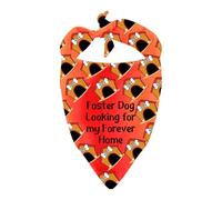 Foster Dogs Bandana Looking for My Forever Home, bufanda triangular para perro, regalo para perros (My Forever Home)