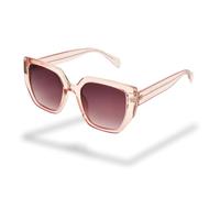 Foster Grant French Connection Marjorie gafas de sol mujer - forma cat-eye rosa, lentes de policarbonato rojas, protección UV400, resistentes a arañazos y golpes, montura ligera