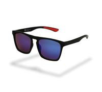 Foster Grant Sunsentials by gafas de sol hombre rectangulares negras montura metal - cristales policarbonato ahumados protección UV400 resistentes a rayaduras y golpes comodidad ligera