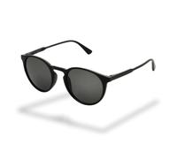 Foster Grant Sunsentials by gafas de sol hombre redondas negras - montura policarbonato cristales ahumados protección UV400 resistentes a rayaduras y golpes comodidad ligera