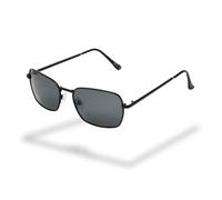 Foster Grant Sunsentials by gafas de sol hombre wayfarer negras - montura policarbonato cristales azules espejados protección UV400 resistentes a rayaduras y golpes comodidad ligera