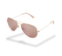 Foster Grant Sunsentials by gafas de sol mujer aviador doradas - montura metal cristales policarbonato rosados protección UV400 ligereza resistentes a rayaduras y golpes