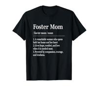 Foster Mom Definition Funny Parent Camiseta gráfica económica