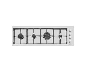 Foster Piano S4000 Linea 4F Ft Inox Ra - 7259042 Placa de gas Encastrado | Acero inoxidable AISI 304 satinado, Dimensiones 925x465, Parrillas de hierro fundido, coprispartifiamma smaltati