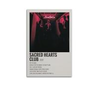 Foster The People Álbum Sacred Hearts Club, pósteres estéticos vintage para pared, lienzo, pintura decorativa para sala de estar, dormitorio, decoración de habitación, 20 x 30 cm, estilo sin marco