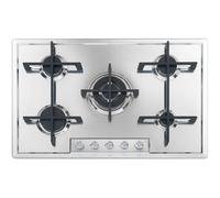 Foster Veronika 4G+Tc Inox A - 7067062 Placa de gas Encastrado | Acero inoxidable AISI 304 satinado, Dimensiones 760x500, Parrillas de hierro fundido, coprispartifiamma smaltati
