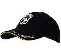 Fostex 101ST Airborne 215164 Airsoft Armee Militar US Air Force - Gorra ajustable para béisbol y béisbol, color negro