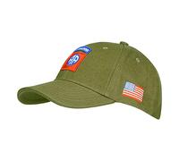 Fostex Garments Gorra de béisbol 82nd División Airborne Paracaidistas USA (verde), Verde, Taglia unica-XXL