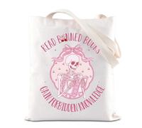 FOTAP Banned Books Gift Ban Bigots Not Books Gift Protect Librarians Gift Banned Books Inspire Tote Bag Banned Book Merch, Lee libros prohibidos