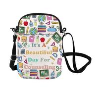 FOTAP Bolsa cruzada de agradecimiento para consejeros, regalo para el día del profesor, consejero, terapeuta, guía, mensajero, Forcounseling Cb Uk