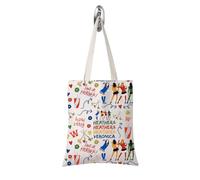 FOTAP Bolsa de supervivencia musical para hermanas inspirada en reinas musicales, regalo con bolsa de aseo musical para amantes de la música, Bolso Heathers, INCHES