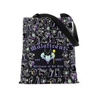 FOTAP Bolso de mano Evil Queen Gifts Maléfica Est 1959 de Maléfica, regalo de villanos, bolso de mano de película, Hombre Blk T, INCHES