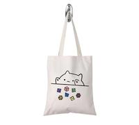 FOTAP Cat Throwing Dice DND Dungeon Master Bag of Holding Zipper Pouch Gamer Dice Bag (Dragons Card W T)
