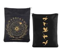 FOTAP Fourth Wing Book Sleeve Dragon Rider Gift Basgiath War College Inspired (BASGIATH Dragon bs1), (11)