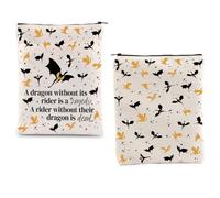 FOTAP Fourth Wing Merch Dark Romance Reader Gift Dragon Rider Inspired Gift Dragon Lover Gift Dragon Rider Book Sleeve Dragon Rider Fans Gift (Dragon Dead Bs .), (SS)