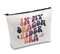 FOTAP Fourth Wing Merch in My Dragon Riding Era Makeup Bag Xaden Riorson Inspired Gift Dragon Rider Gift for Fans (Dragon Rider UK)