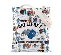 FOTAP Gallifrey - Bolsa de mano con asa temática de policía de la Escuela de Regeneración de Doctor Movie TV Show Gift, Gallifrey Uk2, INCHES