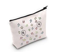 FOTAP Hi Hi Heartstopper Leaves Makeup Bag Spotify Inspired Gift Nick and Charlie Gift BL Boys Love Gift Comics Lover Gift (Hi Hi)