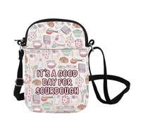 FOTAP Sourdough - Bolsa cruzada para panadero, regalo para principiantes, para mamás, anfitrionas, ama de casa, Forsourdoughcb-uk