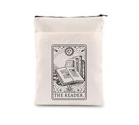 FOTAP The Reader Tarot Card Bag Book Lovers Gifts Tarot Card Book Sleeve Reader Book Covers for Soft Cover Books Bookish Book Pouch (The Reader)