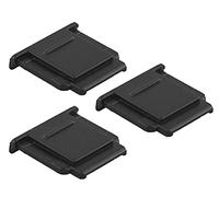 Fotasy caliente cubiertas de zapatos x 3pcs para Sony Cámaras con Zapata de interfaz múltiple (mis), A6300 A6000 A3500 A3000 A7S II A7R II A7 A7II RX10 II RX1R, RX100II RX1 RX10 A77II A99 A68 A58, sustituye a FA-SHC1 M, Negro