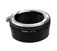 Fotasy Manual F Mount Lens to E-Mount Adapter, NK E Mount Adapter, Compatible with Nikon F Lens Sony a7 a7R a7s II III IV a9 a7c Alpha 1 a6600 a6500 a6400 a6300 a6100 a6000 a5100 a5000 a3500 ZV-E10