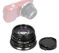 Fotasy - Objetivo Fijo Manual 35 mm F1.6 Gran Apertura APS-C para Montura E, Objetivo Multicapa 35 mm 1,6, para cámaras Sony E a3000, a3500, a5000, a5100, a6000, a6300, a6400, a6500, a6600, ZV-E10