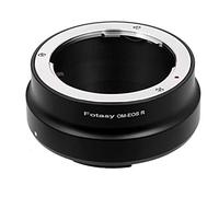 Fotasy Olympus OM - Adaptador de montura de lente a Cannon EOS RF, OM EOS R, adaptador OM RF, compatible con lentes Olympus OM, compatible con cámara Canon EOS R sin espejo EOS R RP Ra R3 R5 R6 R7 R10
