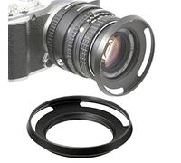 Fotasy Parasol de metal curvado de metal de 39 mm para Leica, Leitz, Voigtlander, Canon, Fuji, Nikon, Olympus, Panasonic, Pentax, Sony, capucha de 39 mm