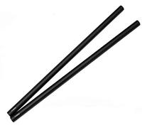 Fotasy Rod cm 40 cm de 40,64 cm de Largo Varillas de 15 mm Barra de Apoyo de Soporte para Mattebox Follow Focus X 2 con Lente Gamuza de Limpieza (Negro)