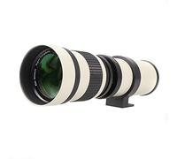 FOTGA 420-800mm f/8.3 Super Telephoto Zoom Lens for Canon EOS DSLR Camera 7D 6D Mark II, 5D Mark IV, III, II 5D2 5D3 90D 80D 77D 70D 60D 750D 760D 800D 1200D 1300D 1500D (Blanco)