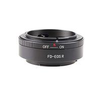 Fotga Adaptador de lente FD-EOSR FD a RF, adaptador de enfoque manual de metal completo para lente Canon EOS R RP R3 R5 R5C R6 R6II R7 R8 R10 R50 R100 R100 sin espejo