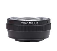 FOTGA Adaptador de objetivo M42-M4/3 para M42 42 mm Screw Mount Objetivo Adaptador a Micro Cuatro Tercios (MFT, M4/3) Mount Camera, Compatible con Olympus E-M5 E-M10 III y para Panasonic G9 II G95 GH6
