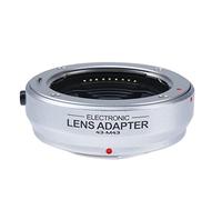 FOTGA Anillo adaptador de objetivo automático automático para objetivo de 4/3 a Olympus PANAS0NIC Micro 4/3 M4/3 M4/3 MMF-1 MMF-2 MMF3 GH4 GH5s E-PL5 E-PL9 (plateado)
