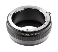 Fotga - Anillo adaptador para objetivo Pentax PK K a cámara Sony E-Mount NEX-5R 5T 3 NEX-6 NEX-7 A7 A7S A7R A7II A7SII A7RII A6500 A6300 A6000 A5100 A5000 A3000 NEX-FS700 VG10 VG20 VG30 VG900 PXW-FS7
