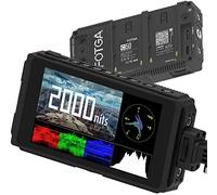 Fotga C50S - Monitor de campo de cámara superbrillante de 5 pulgadas, 2000 nits, vector de forma de onda, todos los ámbitos, 1980 x 1080, 4K, HDMI, 3G, SDI, salida de entrada, doble NP-F, placa de