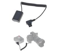 Fotga Cable adaptador de corriente extensible para conector D-Tap a batería falsa NP-FZ100 para cámara Sony ZV-E1 FX3 FX30 ILME-FX30B A1 A7C A7III A7RIII A7SIII A7RM4 A7RIV A7RV A9 II A6600 A6700 A7CR