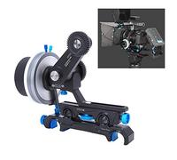 FOTGA DP500III Kit de Brazo de Plataforma Deslizante de Enfoque de Seguimiento Amortiguador para Cámara BMPC FS100 FS7 5DII A7, de Accionamiento con Mayor Precisión y