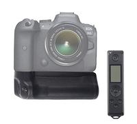 FOTGA Empuñadura de batería con mando a distancia de 2,4 G para cámara sin espejo Canon EOS R5 R6 R5C - Mango vertical de batería Multi Power Pack de repuesto para BG-R10 (soporta hasta 2 baterías