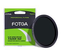Fotga Filtro de lente de densidad neutra ND de 67 mm delgado variable ajustable ND2 a ND4 ND8 ND16 ND32 ND64 ND400 para cámara DSLR sin espejo