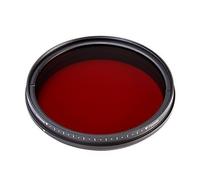 Fotga Filtro infrarrojo variable ajustable de 43 mm, filtro de lente de rayos X de paso IR de 530 nm a 530 nm a 650 nm 680 nm 720 nm 750 nm para cámara réflex digital