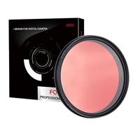 Fotga Filtro infrarrojo variable ajustable de 72 mm, filtro de lente de rayos X, filtro de lente de rayos X de 530 nm a 650 nm, 680 nm, 720 nm, 750 nm, filtro de lente para cámara réflex digital