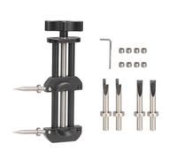 FOTGA Juego de herramientas de reparación de lente de cámara con 3 tipos de puntas de tensor, apertura de mandíbula ajustable, 10-90 mm, reparación de objetivos de metal para filtros de objetivo de 22