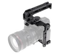 FOTGA Kit de empuñadura para cámara y Mango Superior para cámara Nikon Z5, Z6, Z7, Z6II, Z7II, Plataforma estabilizadora de Jaula para cámara de vídeo Vlogging de aleación de Aluminio, Compatible con