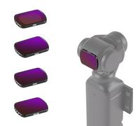 FOTGA Kits de filtros magnéticos ND8 + ND32 + ND64 + ND128 para DJI Osmo Pocket 3, vidrio óptico HD, revestimiento múltiple