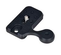 FOTGA M-Pro Adaptador de Abrazadera de Placa QR de liberación rápida de Aluminio, 1/4 Pulgadas para trípode de Cabeza de Bola DSLR cámara, Compatible con Placa Arca Swiss