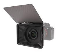 FOTGA Mini caja mate ligera con abrazadera con bandera superior de fibra de carbono y abrazadera de varilla de 15 mm para cámara DSLR sin espejo compatible con filtros de 4 x 4 pulgadas 4 x 5.7 pulgadas, 67 mm/72 mm/77 mm/82 mm (versión estándar)